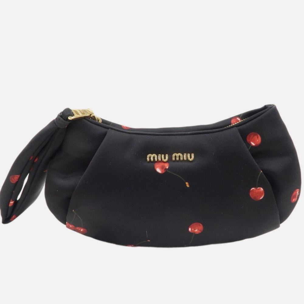 Miu Miu Vintage Clutch Cherry Print